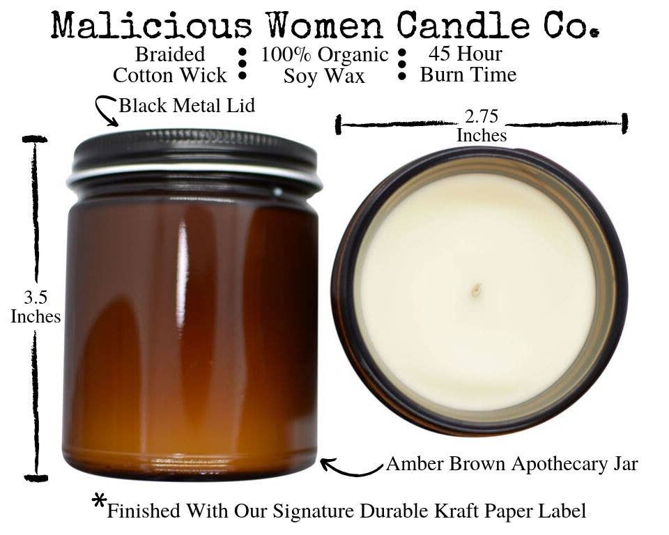 MWCC Candle - Crazy Cat Lady - Scent: Sugared Pine