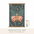 Night Butterfly Meditative Art Paint by Number Kit