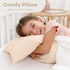 Toddler Pillow with Soft Cotton and Muslin Cotton Pillowcase by Comfy Cubs