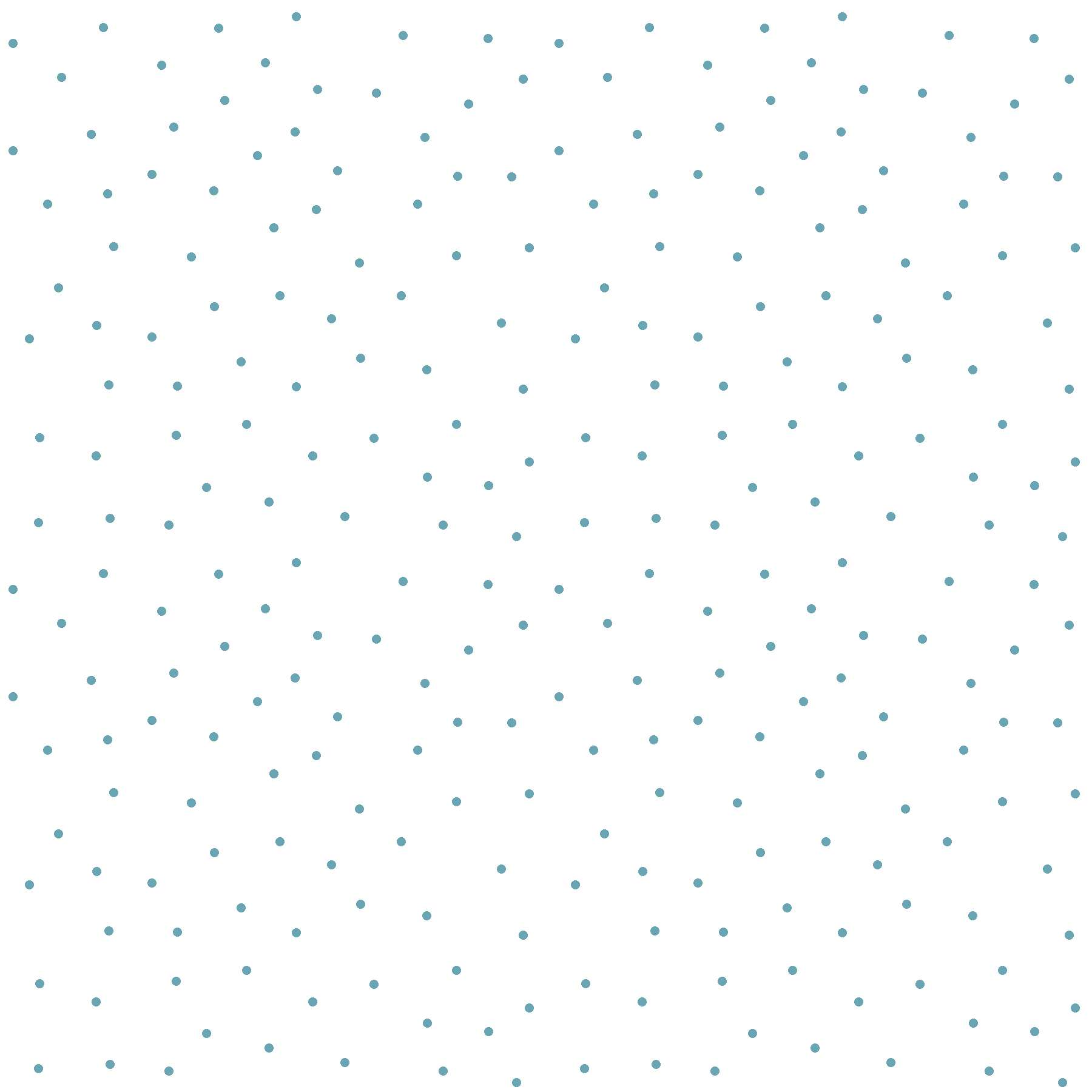 Kimberbell Basics - Tiny Dots White/Teal