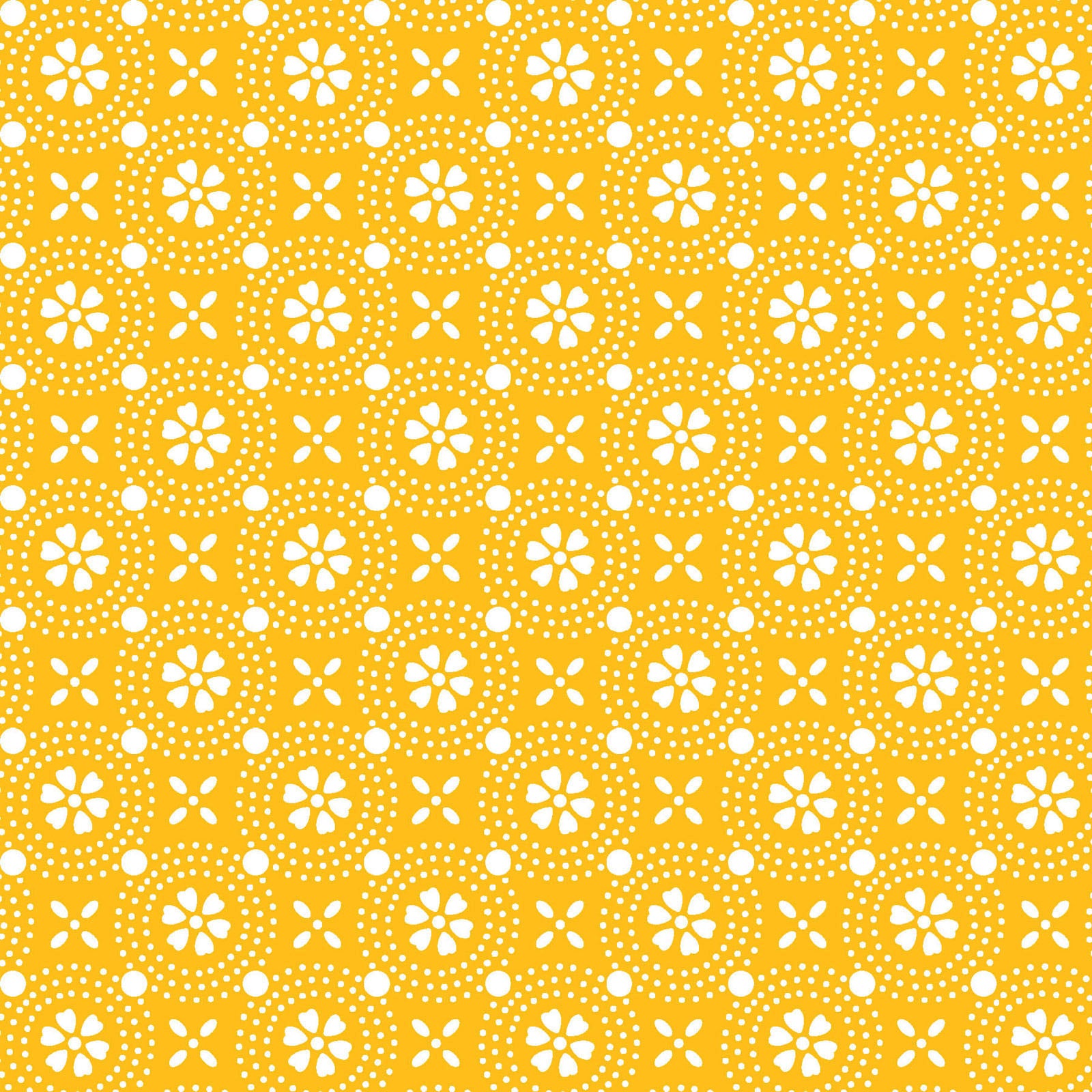 Kimberbell Basics - Dotted Circles Yellow