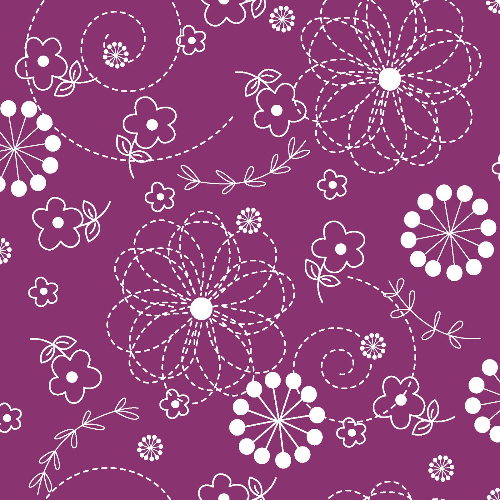 Kimberbell Basics - Doodles Violet Red