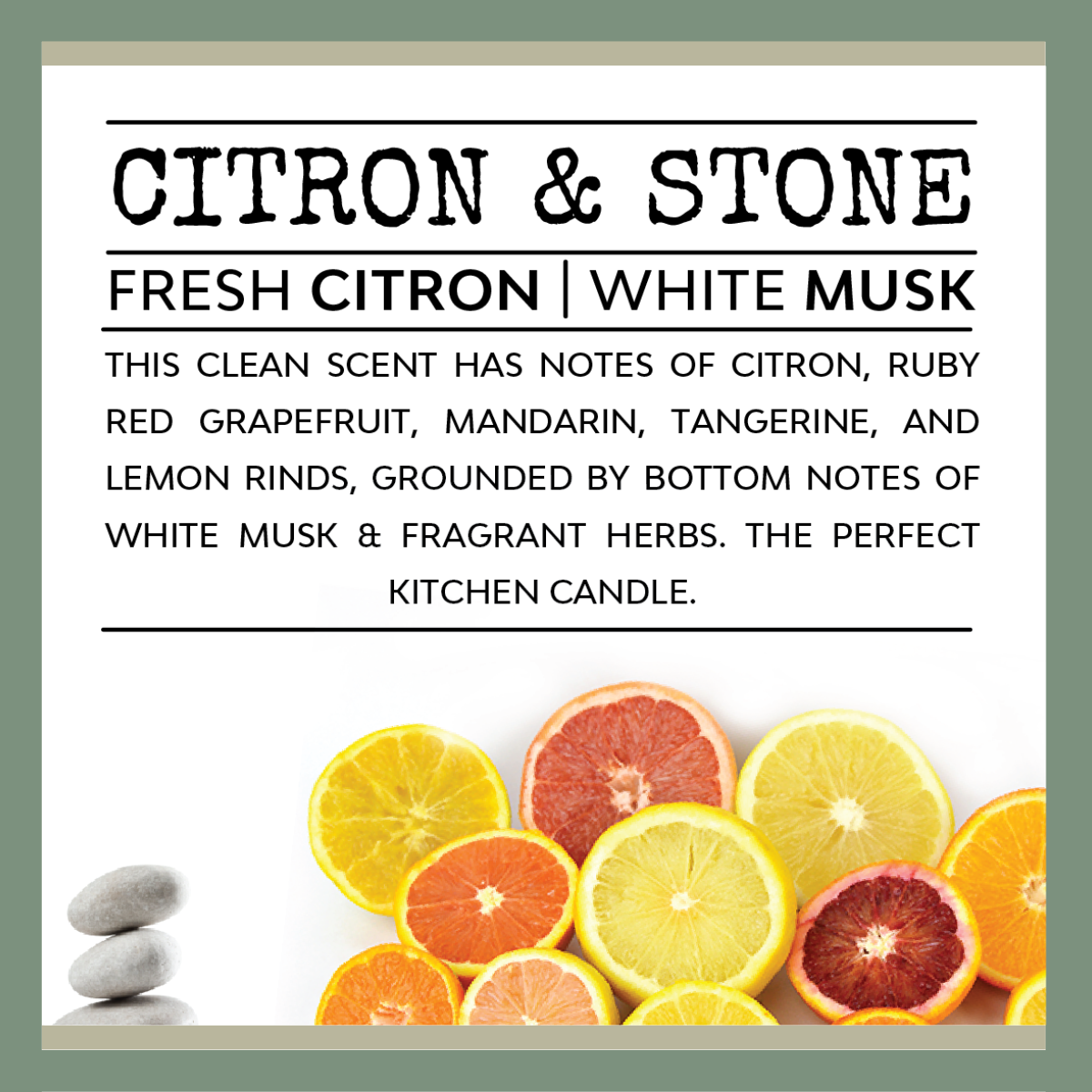 MWCC Candle - Not Today, Mansplainer - Scent:  Citron & Stone